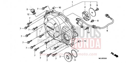 PANNEAU CARTER-MOTEUR D. CBF1000FAA de 2010
